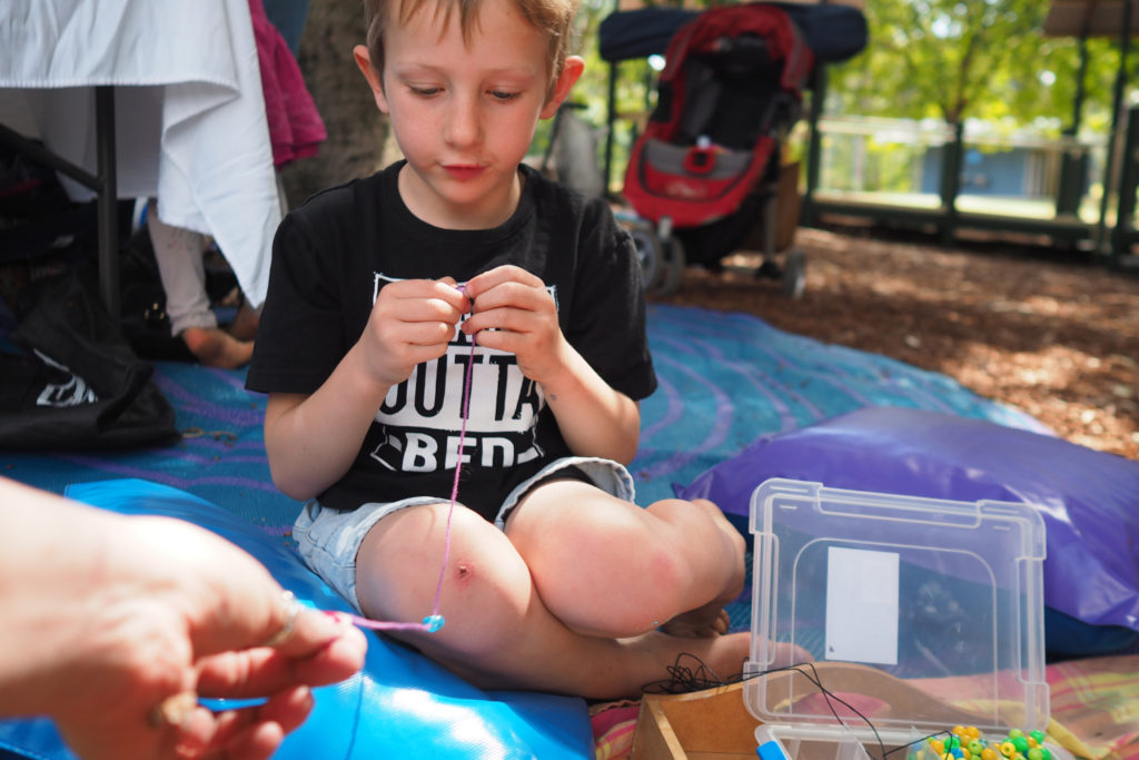 Homeschool Brisbane Spring Fair: DIY bracelets